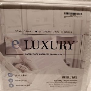 Eluxury waterproof matress protector Full Size